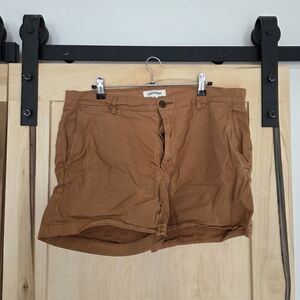 Amazon Essentials Tan Flat Front Men's Shorts